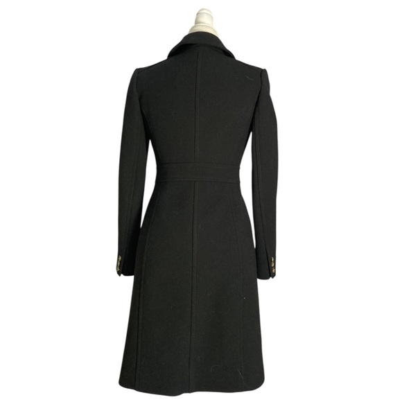J. Crew Classic lady day coat in Italian double-cloth wool Black - Picture 3 of 8